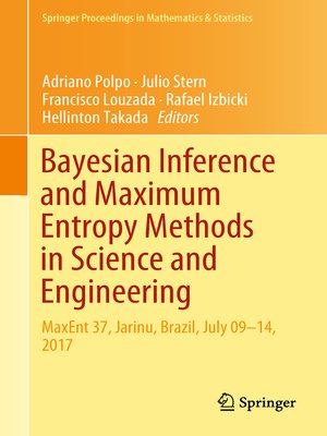 cover image of Bayesian Inference and Maximum Entropy Methods in Science and Engineering